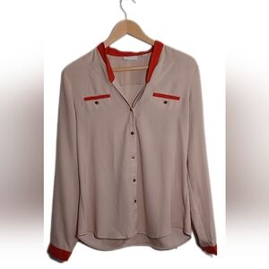 New York & Company Women's Long Sleeve Blouse. Size Medium.